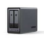 UGREEN NASync DXP2800 Desktop 2-Bay Personal / Basic Home / Small Office NAS - Network Attached Storage Device Burn-In Tested Configurations NASync DXP2800