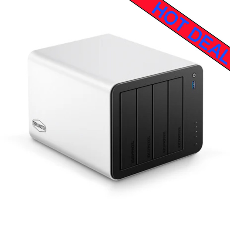 TerraMaster F4-425 PLUS 16tb NAS 4x4tb Toshiba N300 HDD Drives Installed - ON SALE