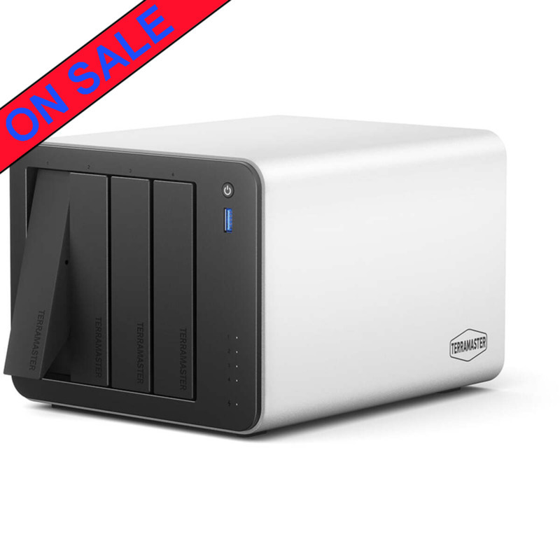 TerraMaster F4-425 PRO 28tb NAS 2x14tb Seagate EXOS X18 HDD Drives Installed - ON SALE