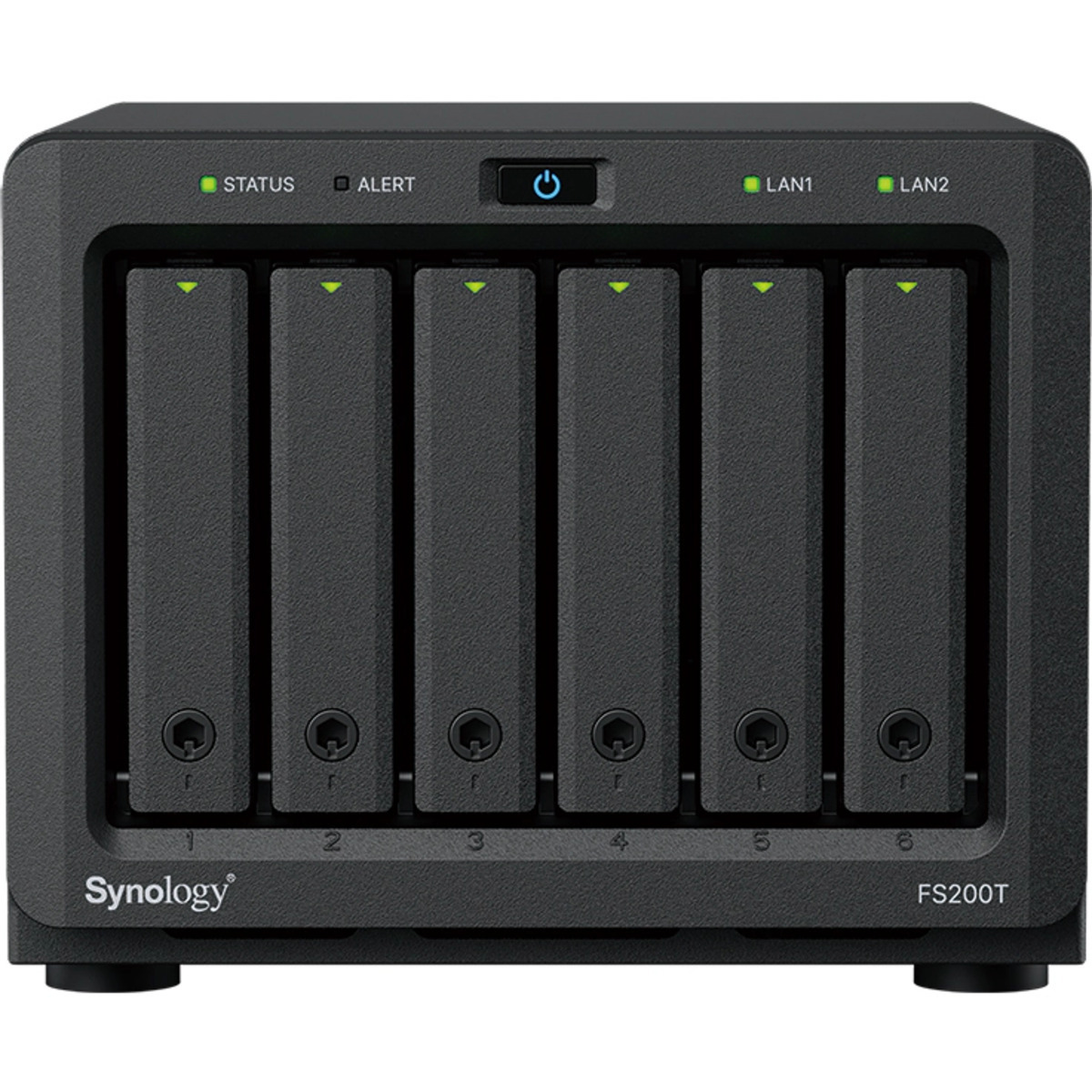 Synology FlashStation FS200T 96tb 6-Bay Desktop Multimedia / Power User / Business NAS - Network Attached Storage Device 6x16tb TeamGroup EX2 Elite T253E2016T0C101 2.5 550/520MB/s SATA 6Gb/s SSD CONSUMER Class Drives Installed - Burn-In Tested FlashStation FS200T