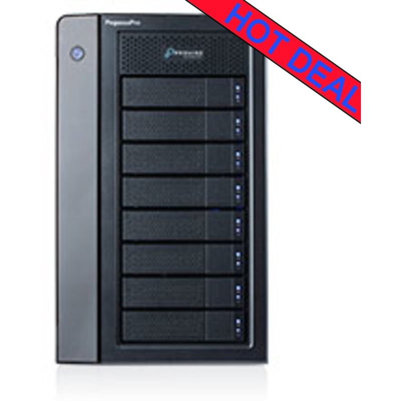 Promise Technology PegasusPro R8 208tb DAS-NAS 8x26tb WD Gold HDD Drives Installed - ON SALE