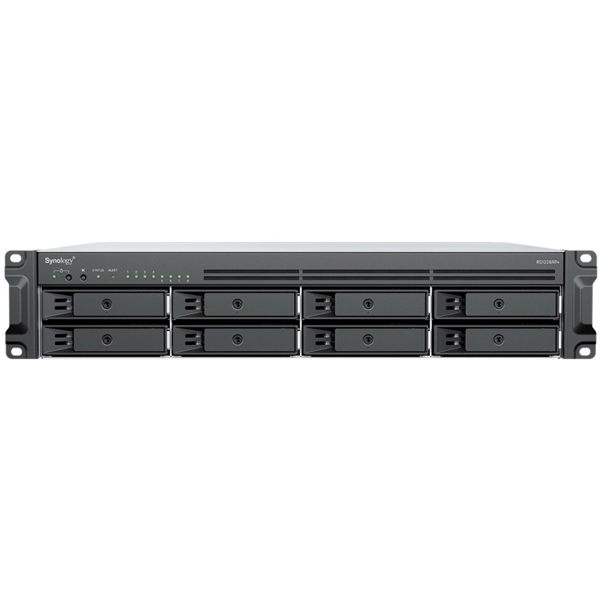 Synology RackStation RS1226+ 8tb 8-Bay RackMount Multimedia / Power User / Business NAS - Network Attached Storage Device 4x2tb Transcend SSD470 TS2TSSD470K-PRO 2.5 560/560MB/s SATA 6Gb/s SSD ENTERPRISE Class Drives Installed - Burn-In Tested RackStation RS1226+