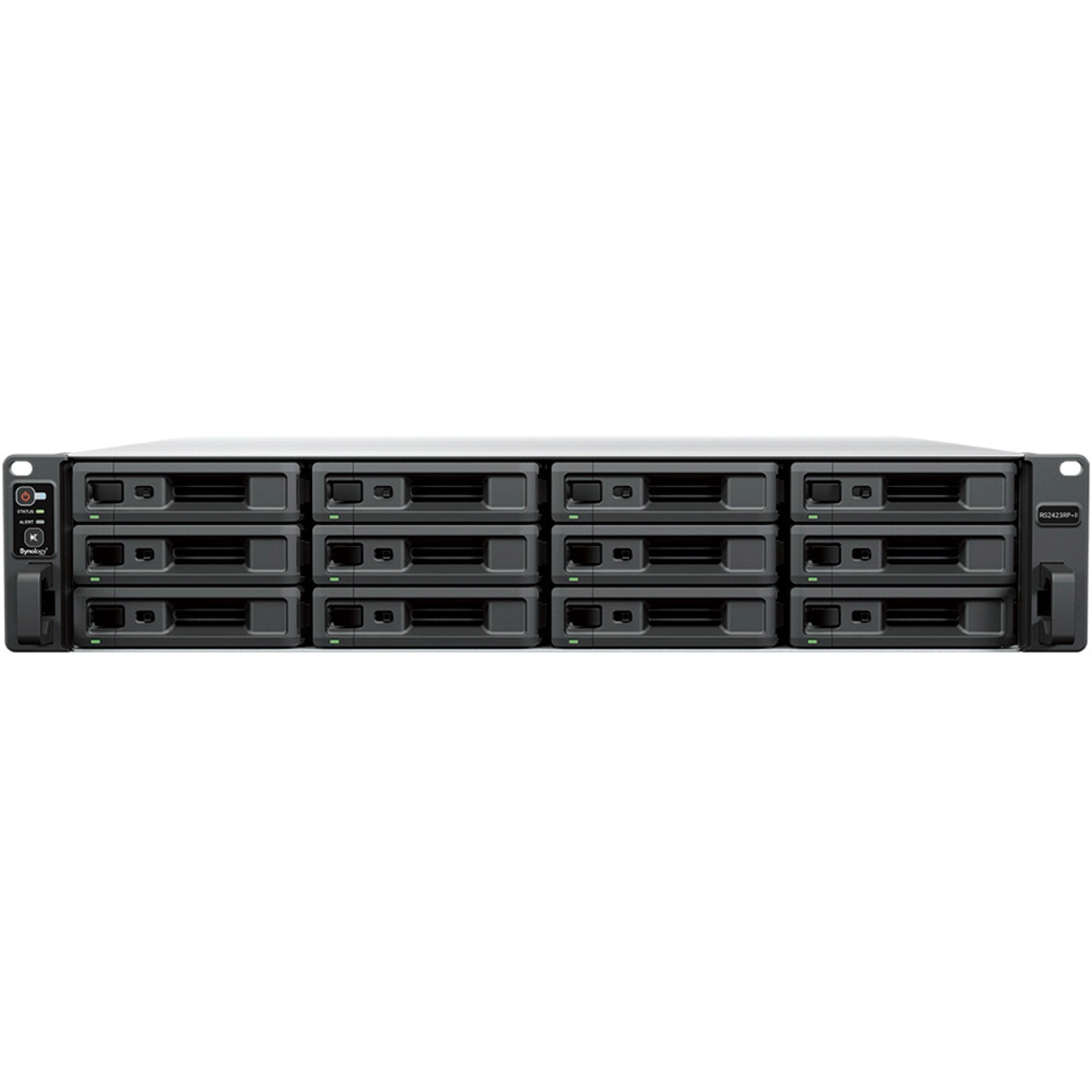 Synology RackStation RS2423RP+II 32tb 12-Bay RackMount Multimedia / Power User / Business NAS - Network Attached Storage Device 8x4tb Seagate BarraCuda ST4000DM004 3.5 7200rpm SATA 6Gb/s HDD CONSUMER Class Drives Installed - Burn-In Tested RackStation RS2423RP+II