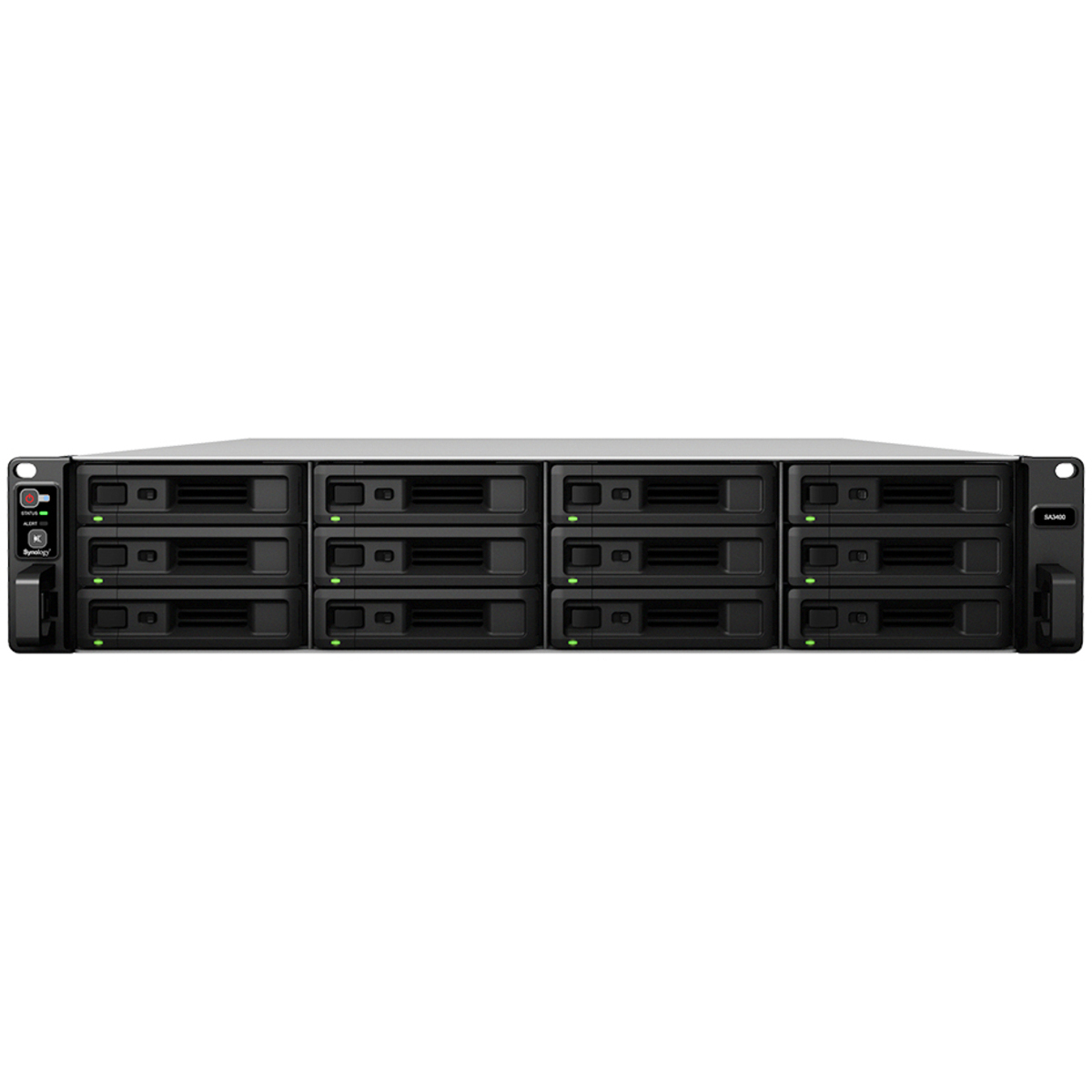 buy $9712 Synology RackStation SA3400 96tb RackMount NAS - Network Attached Storage Device 12x8000gb Seagate BarraCuda ST8000DM004 3.5 5400rpm SATA 6Gb/s HDD CONSUMER Class Drives Installed - Burn-In Tested - nas headquarters buy network attached storage server device das new raid-5 free shipping usa christmas new year holiday sale RackStation SA3400
