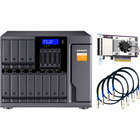 QNAP TL-D1600S External Expansion Drive Desktop 12+4-Bay Multimedia / Power User / Business Expansion Enclosure Burn-In Tested Configurations TL-D1600S External Expansion Drive