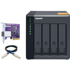 QNAP TL-D400S External Expansion Drive Desktop 4-Bay Multimedia / Power User / Business Expansion Enclosure Burn-In Tested Configurations TL-D400S External Expansion Drive