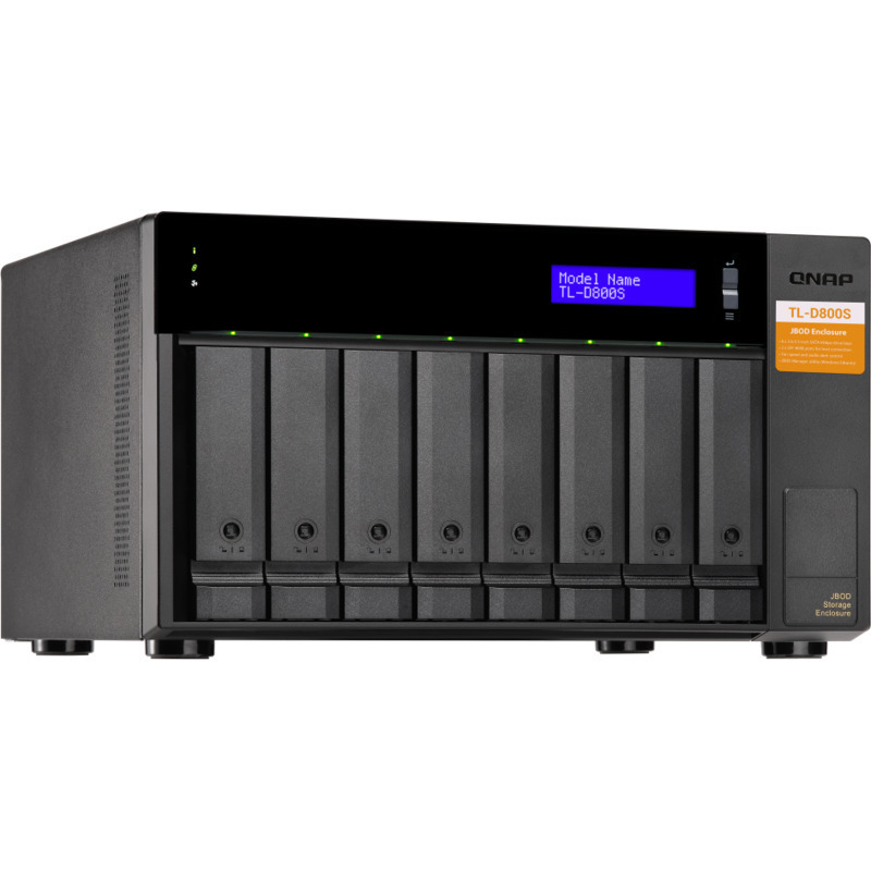 QNAP TL-D800S Expansion Enclosure Burn-In Tested Configurations
