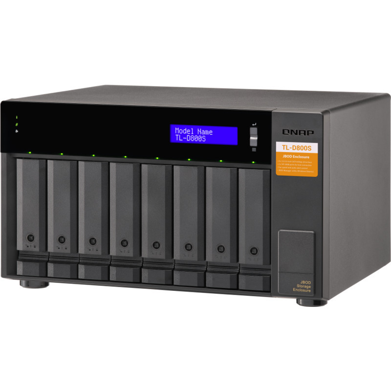 QNAP TL-D800S Expansion Enclosure Burn-In Tested Configurations