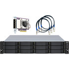 QNAP TL-R1200S-RP External Expansion Drive RackMount 12-Bay Multimedia / Power User / Business Expansion Enclosure Burn-In Tested Configurations TL-R1200S-RP External Expansion Drive