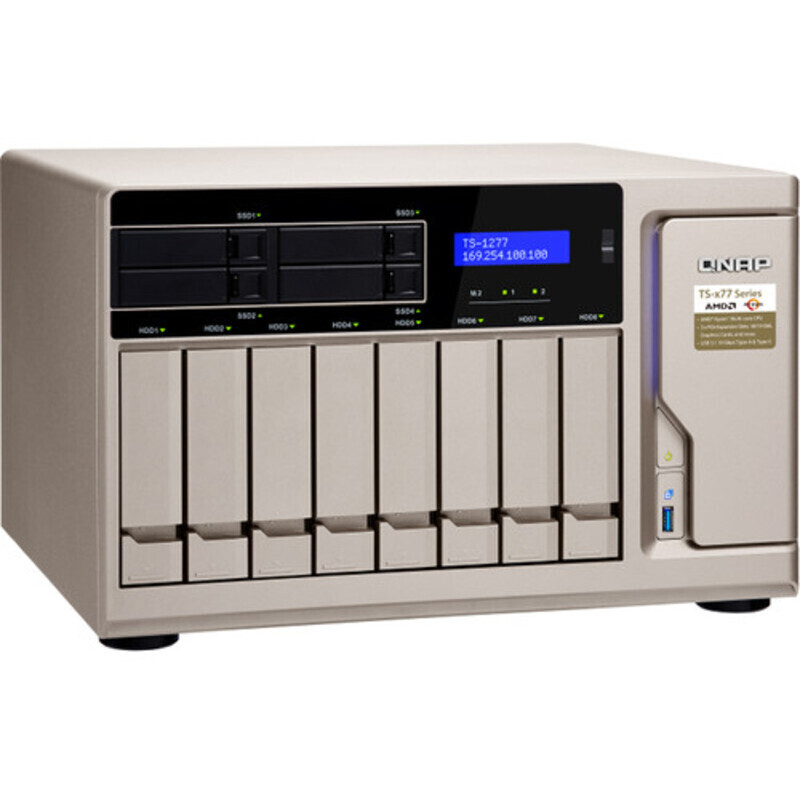 QNAP TS-1277-1700 NAS - Network Attached Storage Device Burn-In Tested Configurations - ON SALE - FREE RAM UPGRADE