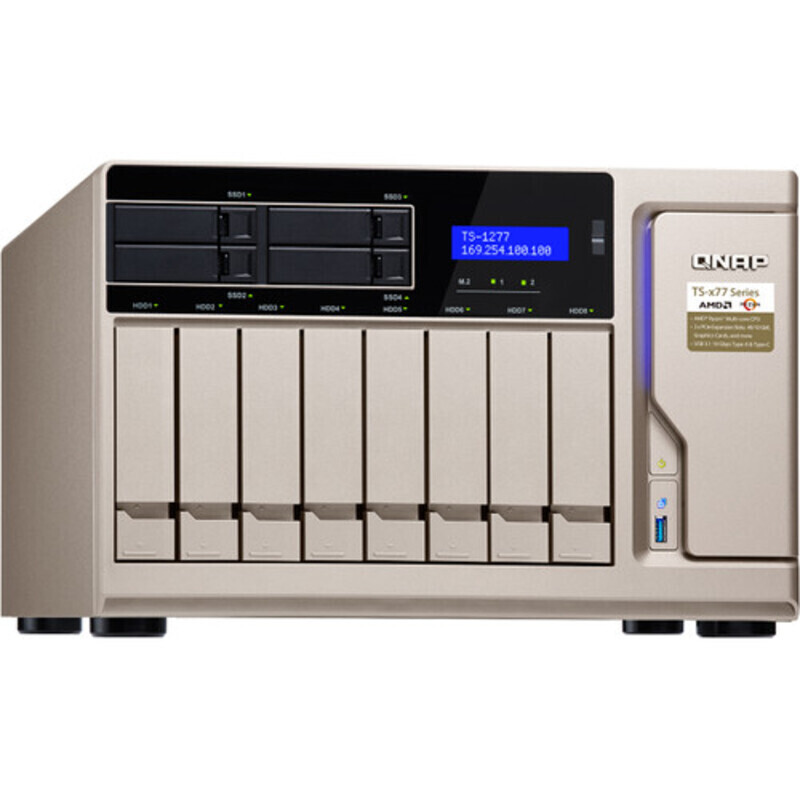 QNAP TS-1277-1700 NAS - Network Attached Storage Device Burn-In Tested Configurations - ON SALE - FREE RAM UPGRADE