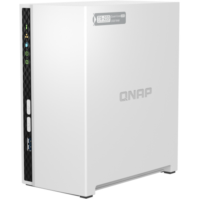 QNAP TS-233 NAS - Network Attached Storage Device Burn-In Tested Configurations