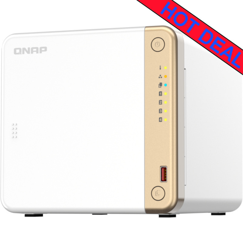QNAP TS-462 64tb NAS 4x16tb Seagate IronWolf Pro HDD Drives Installed - ON SALE