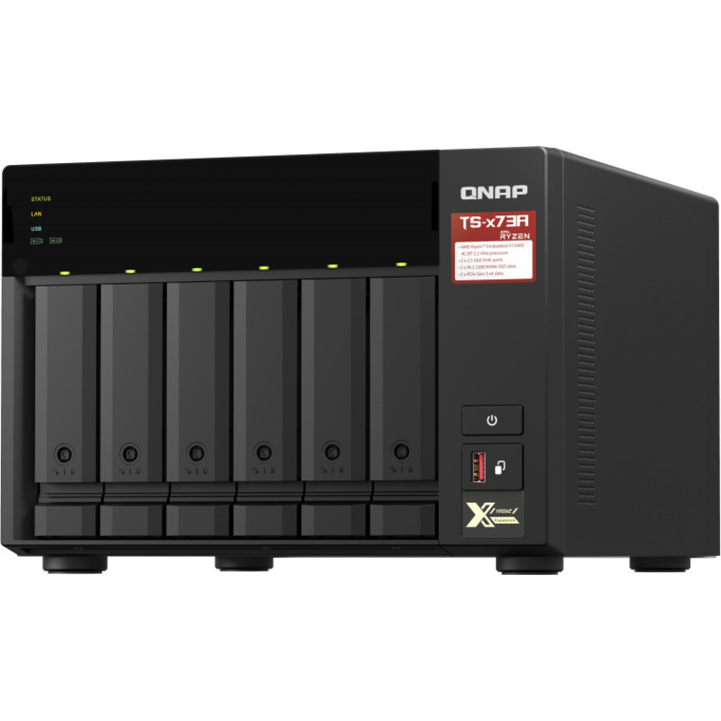 QNAP TS-673A NAS - Network Attached Storage Device Burn-In Tested Configurations