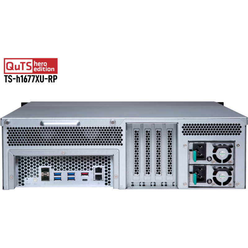 QNAP TS-h1677XU-RP NAS - Network Attached Storage Device Burn-In Tested Configurations