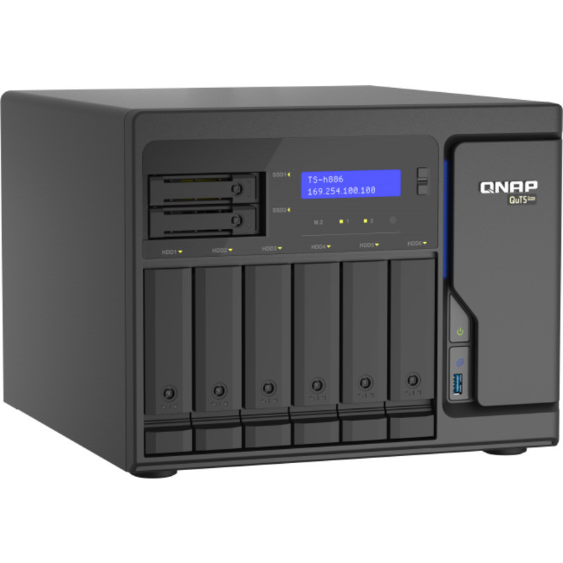 QNAP TS-h886 NAS - Network Attached Storage Device Burn-In Tested Configurations